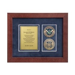 Desk Frame w/ 2 Coins Award (ICE)