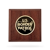 Wooden Paperweight w/ Coin (USBP)