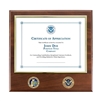Certificate Plaque w/ 2 Coins (CISA)