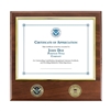 Certificate Plaque w/ 2 Coins (USCIS)