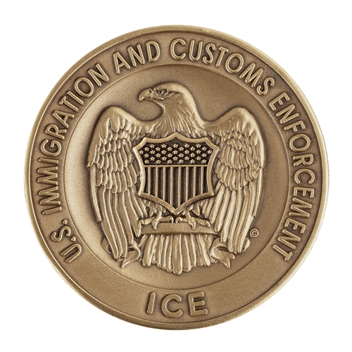 ICE Agency Coin - Antique Brass