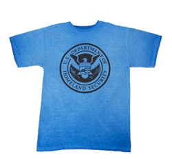 DHS Men's Blue T-Shirt