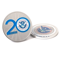 20th Anniversary Commemorative Coin (DHS, Silver)