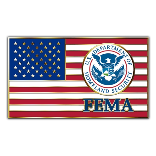 FEMA American Flag Lapel Pin