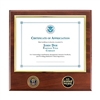 Certificate Plaque w/ 2 Coins (Border Patrol)