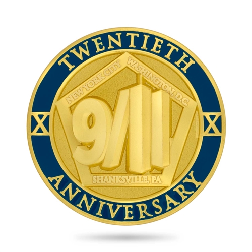 20th Anniversary 9/11 Lapel Pin