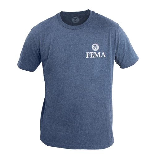 Heather Navy 60/40 T-Shirt (FEMA)