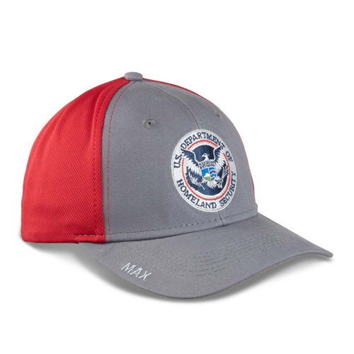 Gray/Red MAXâ„¢ Hat (DHS)