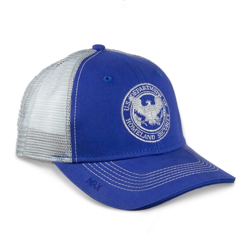 Royal Blue/Gray MAXâ„¢ Trucker Hat (DHS)