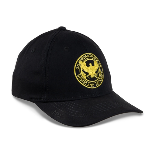 Black Hat with Gold DHS Seal