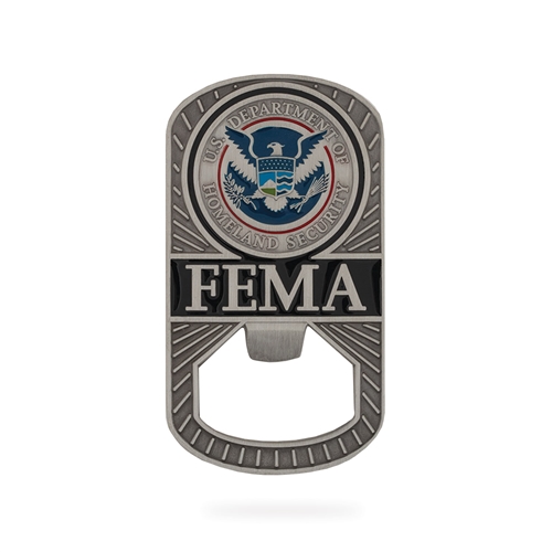FEMA Dog Tag/Bottle Opener Coin