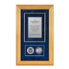 Recognition Shadow Box (Gold) w/ Coins (HSI)