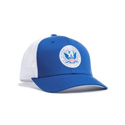 Royal-Blue Trucker Hat (U.S. Customs and Border Protection - CBP)