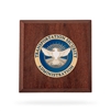 Wooden Paperweight w/ Coin (TSA)