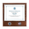 Certificate Plaque w/ 2 Coins (HSI)