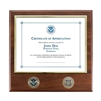 Certificate Plaque w/ 2 Coins (ICE)