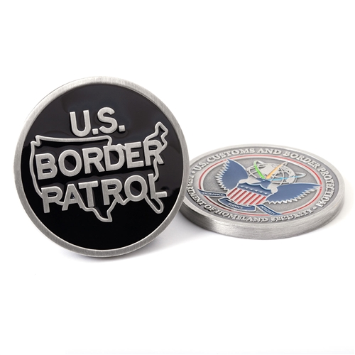 U.S. Border Patrol Challenge Coin (Silver)