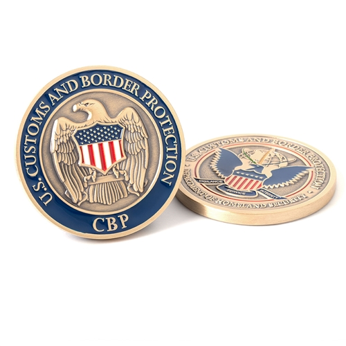 CBP Insignia Challenge Coin - Brass