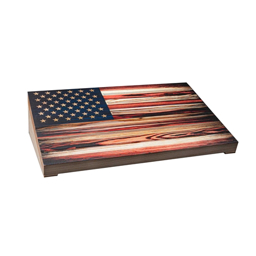 American Flag Challenge Coin Display Stand