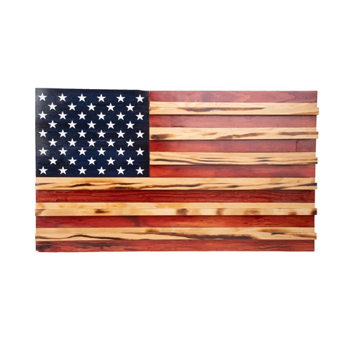 American Flag Challenge Coin Wall Display Stand (26 coins)