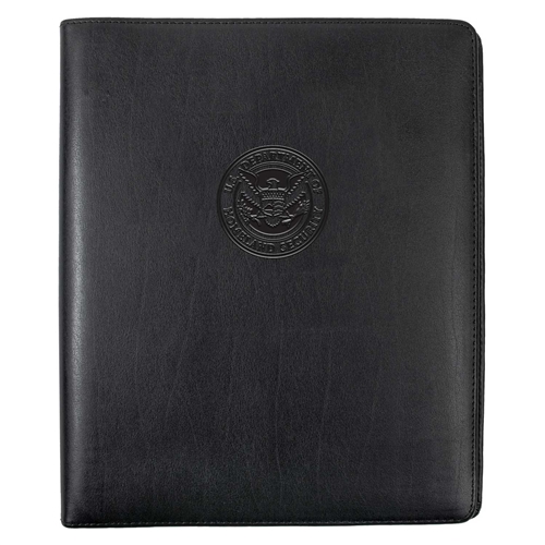 Leather 3-Ring Binder (Black) (DHS)