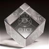 3-D Crystal Cube (ICE Special Agent)