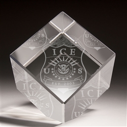 3-D Crystal Cube (ICE)