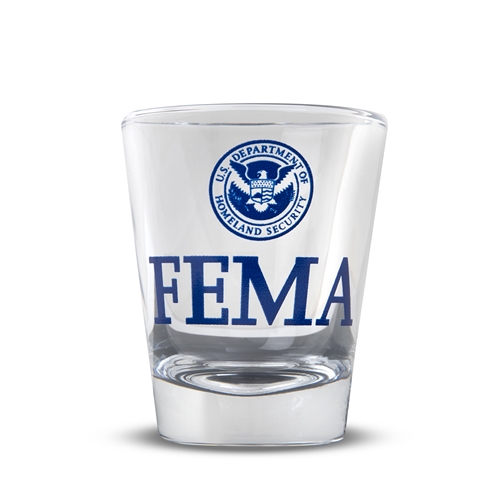 Clear Shot Glass (FEMA)