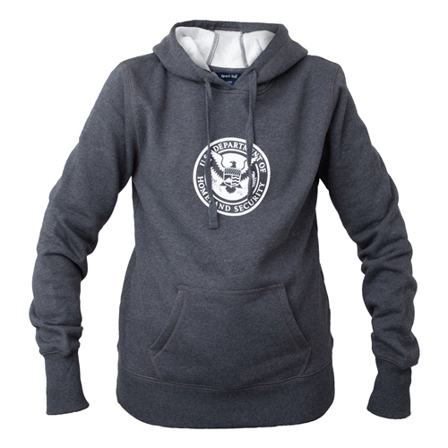 Women's Graphite Grey Pullover Hoodie (DHS)