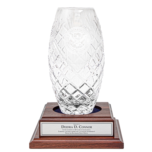 DHS Cut Glass Vase Award