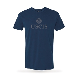 Navy Soft Wash T-Shirt (USCIS)