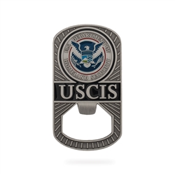 USCIS Dog Tag/Bottle Opener Coin