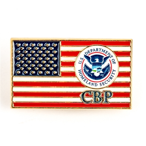 CBP American Flag Lapel Pin