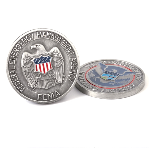 FEMA Agency Coin - (Silver/Color)