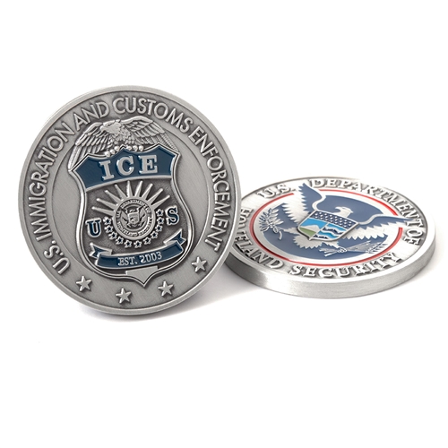 ICE Challenge Coin (Nickel-Silver)
