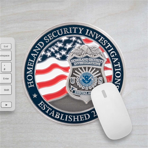 Challenge Coin Mouse Pad (HSI)